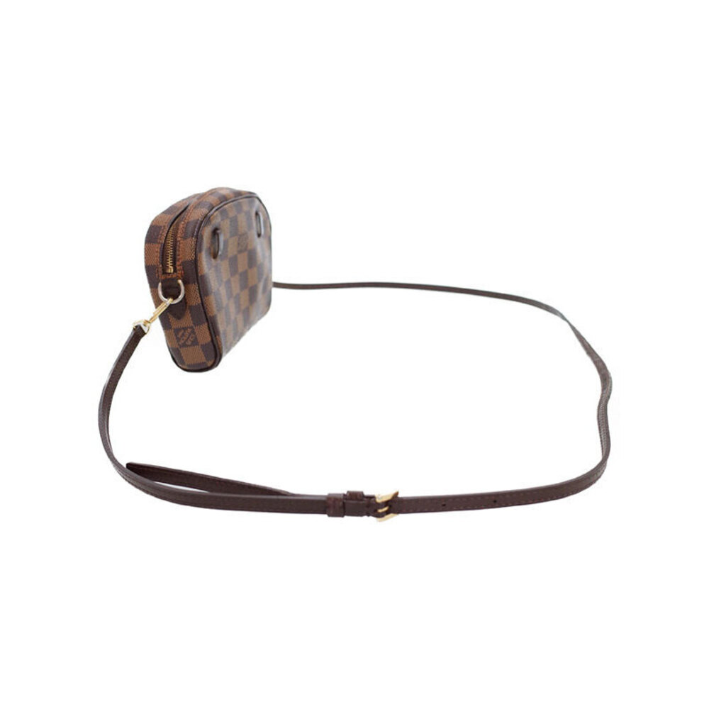 Louis Vuitton Pochette Brown Damier Shoulder Bag Ipanema Ebene